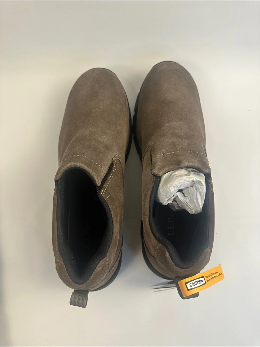 L L Bean Men's Slip-On Suede Casual Shoe - Dark Cinder B120